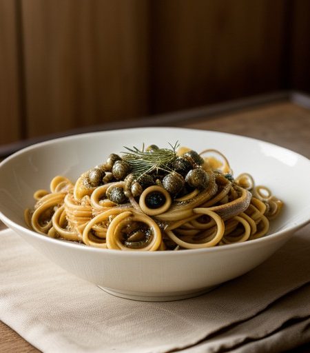 Pasta With Sake Clam Sauce recipe image