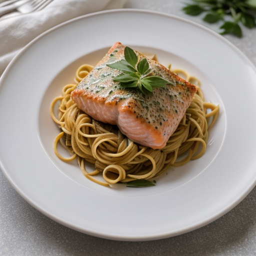 Pasta With Salmon recipe image