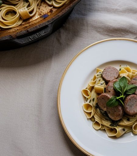 Pasta With Sausage & Spinach 2 recipe image