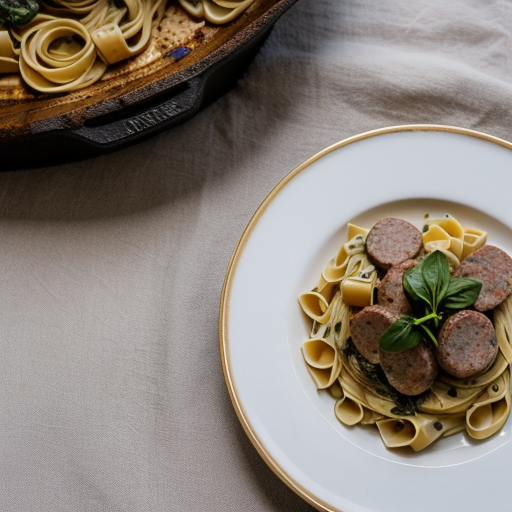 Pasta With Sausage & Spinach 2 recipe image