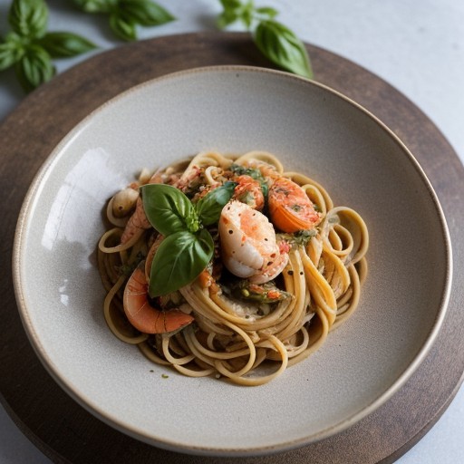 Pasta With Seafood Sauce recipe image