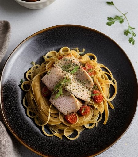 Pasta With Smoked Chicken~ Sundried Tomatos I recipe image