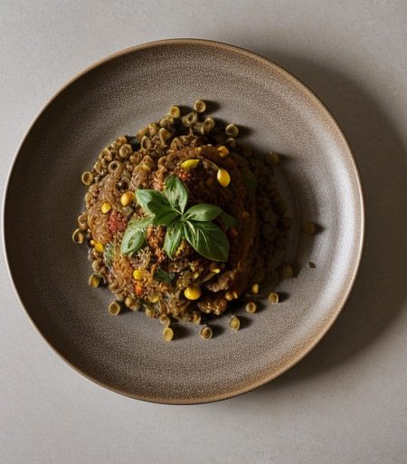 Pasta With Spiced Lentils & Tomatoes recipe image
