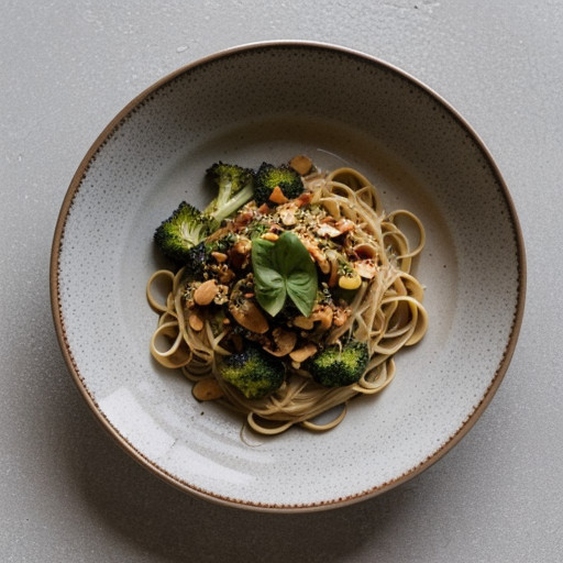 Pasta With Szechwan Peanut Dressing recipe image