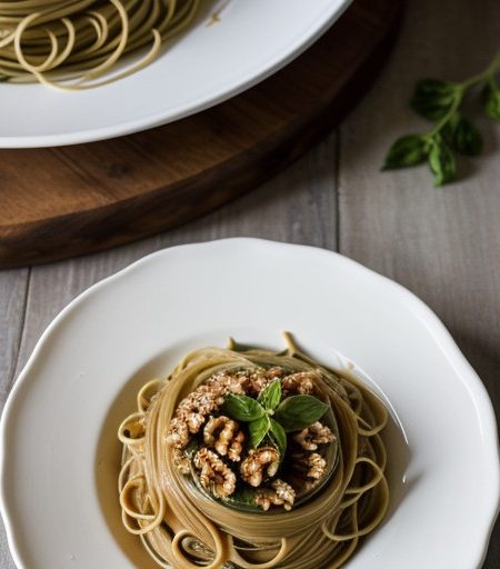 Pasta With Walnuts recipe image