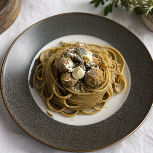 Pasta With White Truffles~ Olive Oil~ Parmesa recipe image