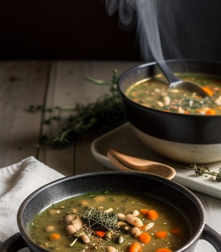 Pasta and Bean Soup recipe image