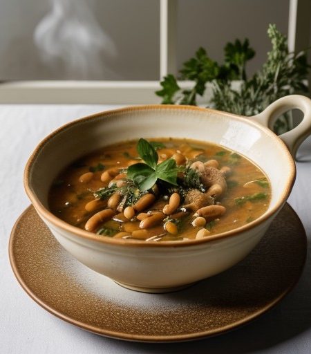 Pasta and Bean Soup recipe image