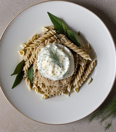 Pasta and Pine Nuts recipe image
