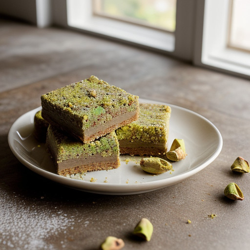 Pasteli Me Fistikia (Pistachio & Honey Candy recipe image