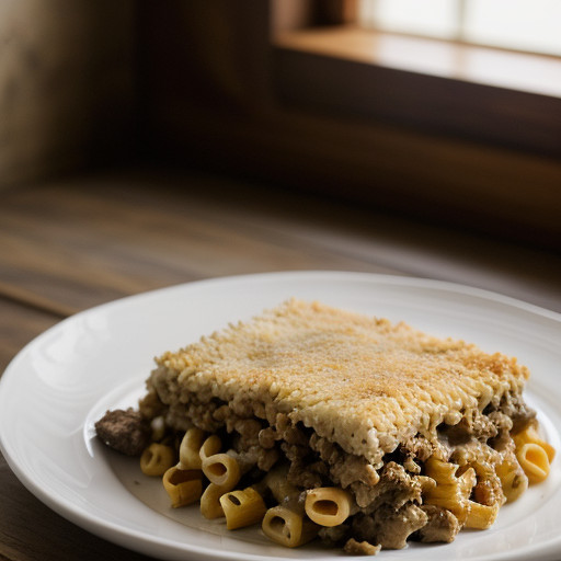 Pastitsio (Baked Macaroni and Meat recipe image