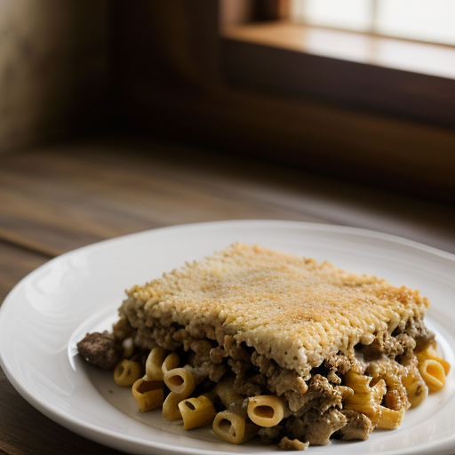 Pastitsio (Baked Macaroni and Meat recipe image