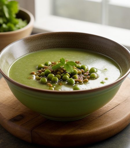 Paul and Linda McCartney's Green Pea Soup recipe image