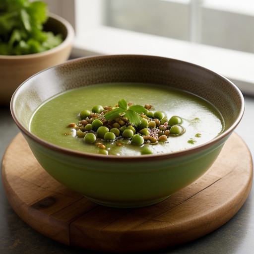 Paul and Linda McCartney's Green Pea Soup recipe image