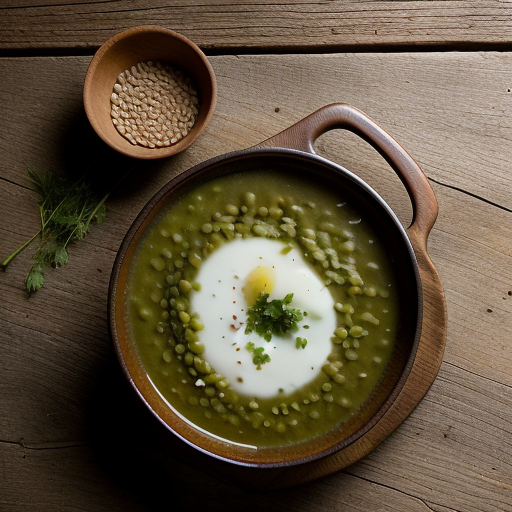 Pea Soup - Vegetarian Cooking for Diabetics recipe image