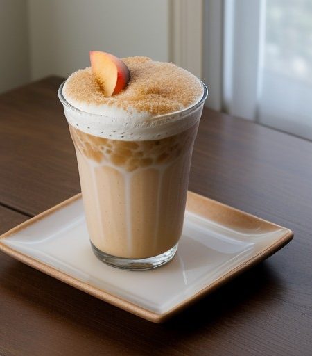 Peach-Amaretto Frappe recipe image