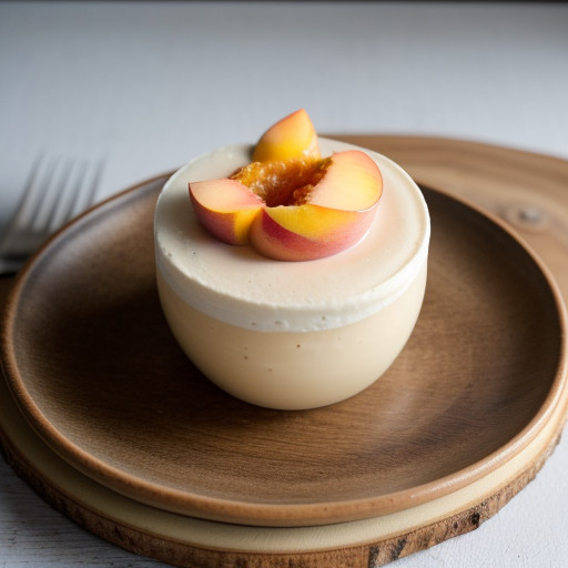 Peach Bavarian recipe image