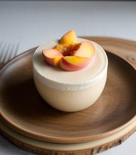 Peach Bavarian recipe image
