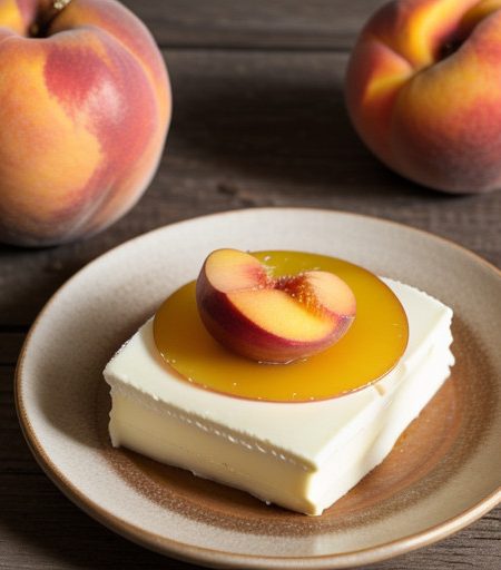Peach Bavarian (Low-Cal recipe image