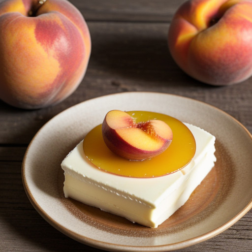 Peach Bavarian (Low-Cal recipe image