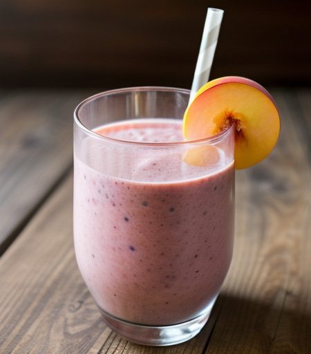 Peach Berry Smoothie recipe image