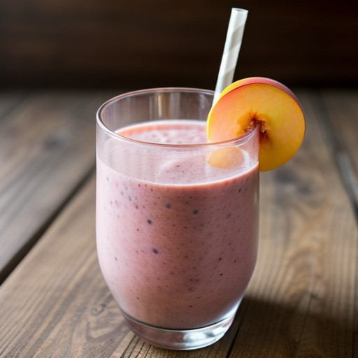 Peach Berry Smoothie recipe image