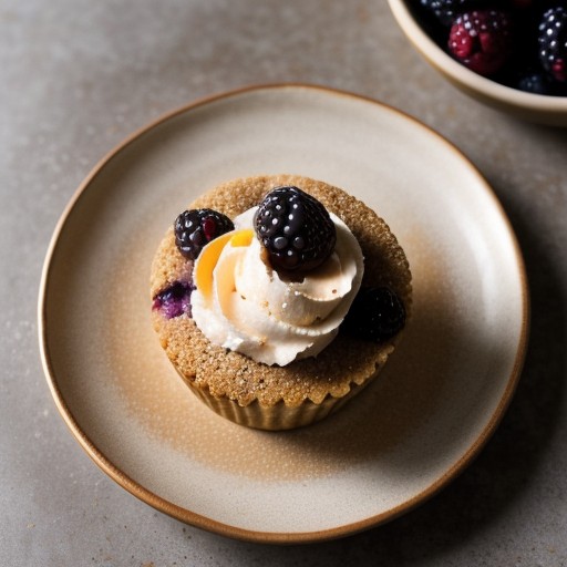 Peach-Blackberry Crumple recipe image