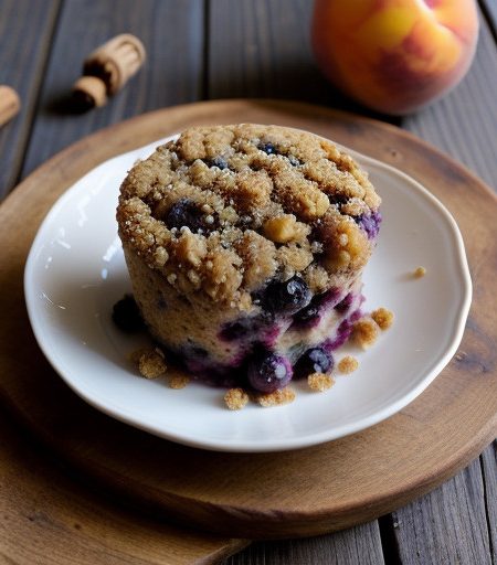 Peach-Blueberry Crisp recipe image
