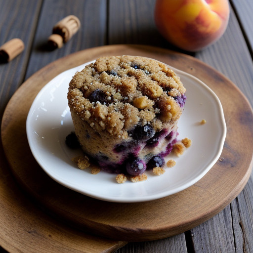 Peach-Blueberry Crisp recipe image