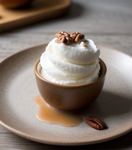 Peach-Bourbon Frozen Yogurt recipe image