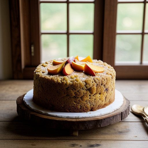 Peach Breakfast Cake recipe image
