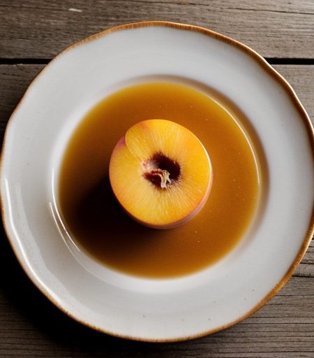 Peach Brulee recipe image