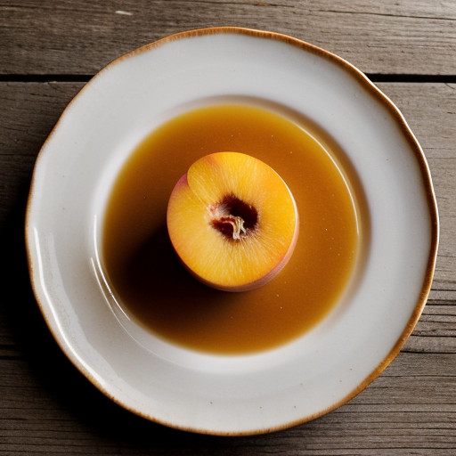 Peach Brulee recipe image