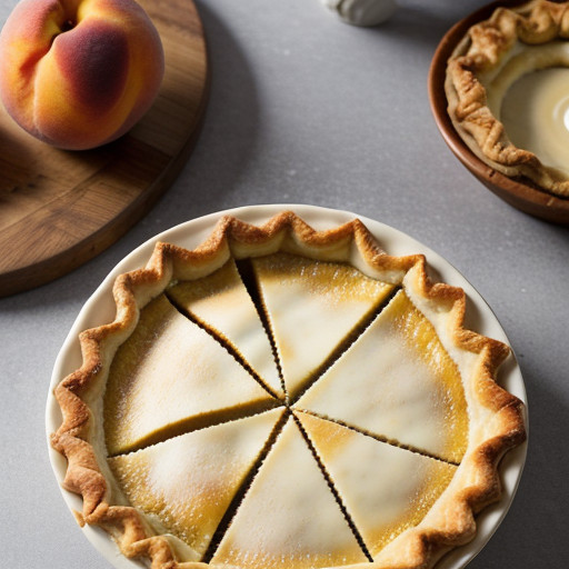 Peach Cheese Pie recipe image
