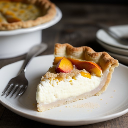 Peach Cheese Pie recipe image