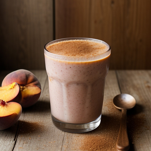 Peach Cinnamon Smoothie recipe image