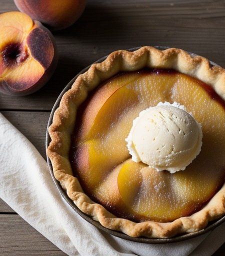 Peach Cobbler (Southern Heritage Pies and Pastery Cookbook recipe image