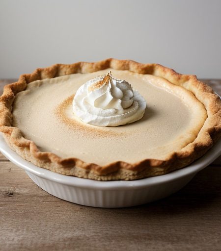 Peach Cream Pie recipe image