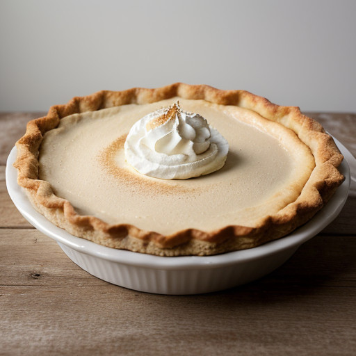 Peach Cream Pie recipe image