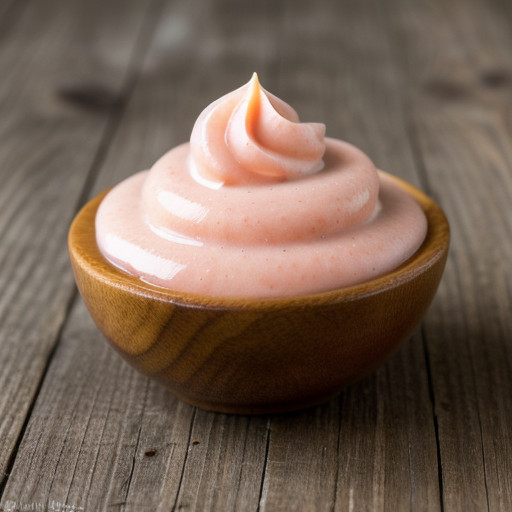 Peach Cream With Raspberry Sauce - Country Living recipe image