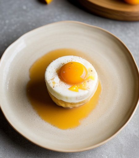 Peach Custard Ice Cream recipe image
