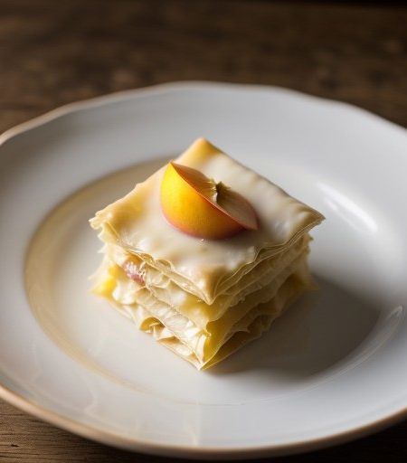 Peach-Filled Phyllo Bundles recipe image