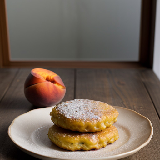 Peach Fritters (Parshing Ponakucka recipe image