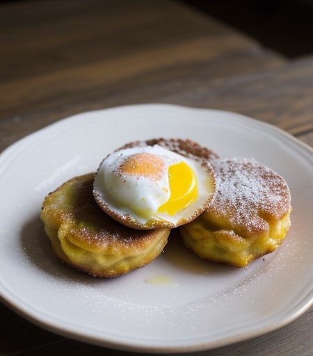 Peach Fritters (Parshing Ponakucka recipe image