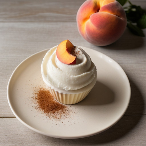 Peach Frozen Yogurt recipe image
