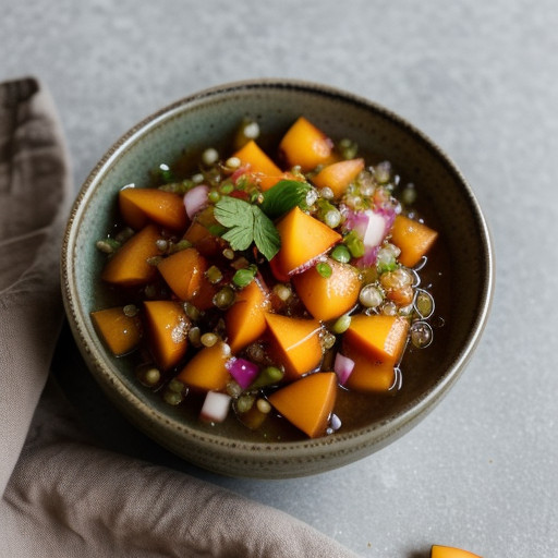 Peach Ginger Salsa recipe image