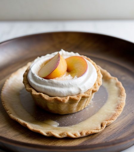 Peach Glace Pie recipe image