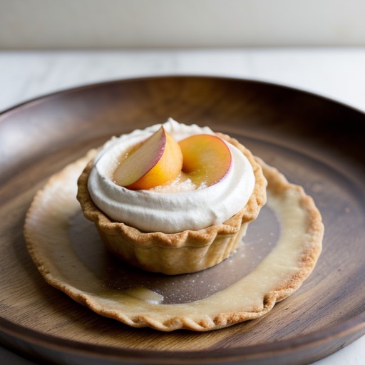 Peach Glace Pie recipe image