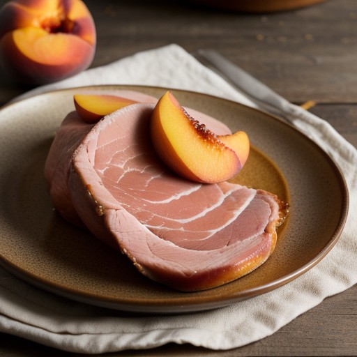 Peach Glazed Ham recipe image