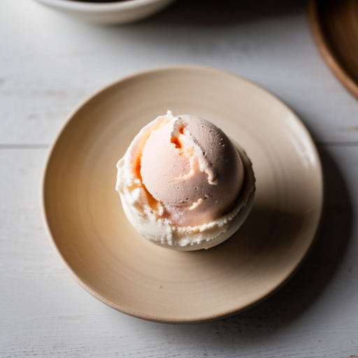 Peach Ice Cream recipe image